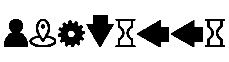 Icons South St  Free Fonts Download