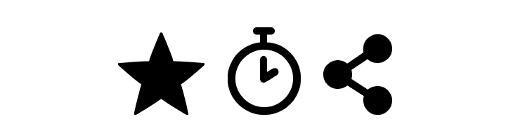 Icons South St  Free Fonts Download