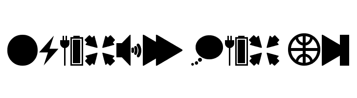 Icons South St  Free Fonts Download