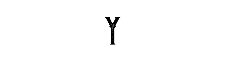 Y Bohem Press Font