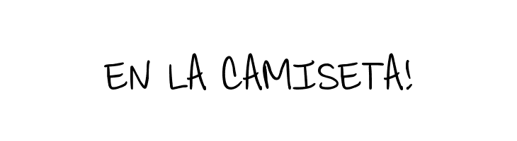 EN%2BLA%2BCAMISETA%2521 CandyDelish Font