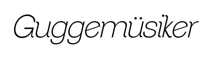 ClementePDad-ExtraLightItalic  Free Fonts Download