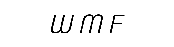 ClementePDaf-LightItalic  Free Fonts Download