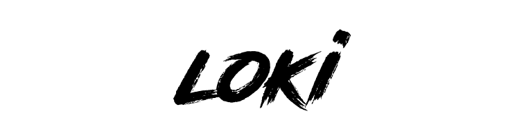 loki RoadRage Font