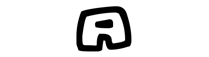 Chunky Boulder Outlines  Free Fonts Download