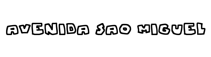 Chunky Boulder Outlines  Free Fonts Download