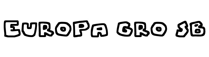 Chunky Boulder Outlines  Free Fonts Download