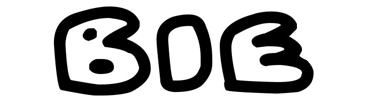 Fat Wobble Outlines  Free Fonts Download