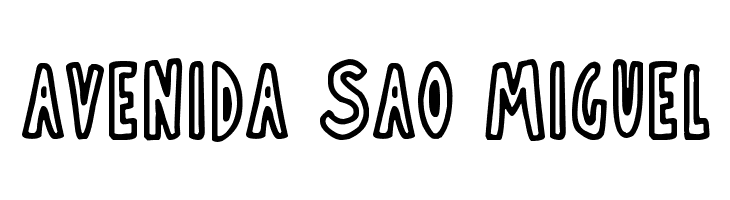 Thin Toon Outlines  Free Fonts Download