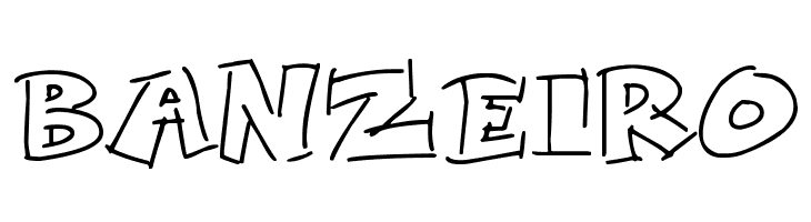 Rough Comic Outlines  Free Fonts Download