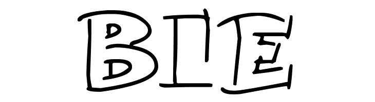 Rough Comic Outlines  Free Fonts Download