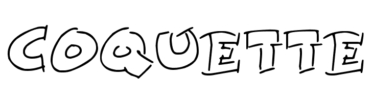 Rough Comic Outlines  Free Fonts Download