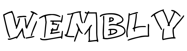 Rough Comic Outlines  Free Fonts Download