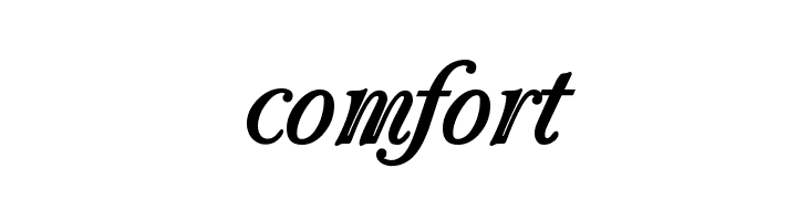 comfort Carrington Font