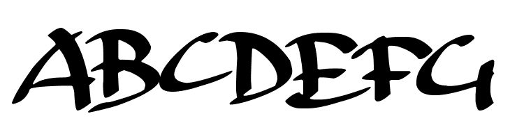 Archaic Asian Inks  Free Fonts Download