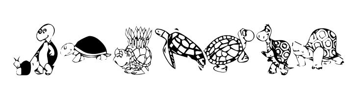 KR Turtles For Julie  Free Fonts Download