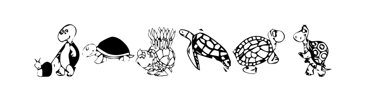 KR Turtles For Julie  Free Fonts Download