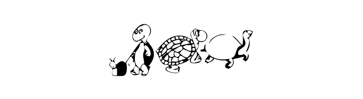 KR Turtles For Julie  Free Fonts Download