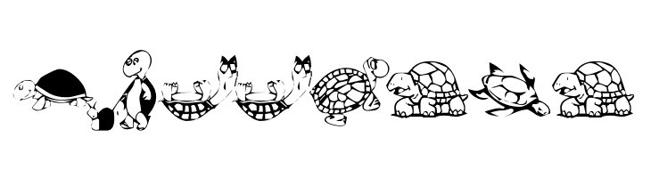 KR Turtles For Julie  Free Fonts Download