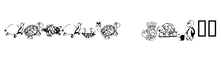 KR Turtles For Julie  Free Fonts Download
