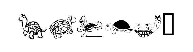 KR Turtles For Julie  Free Fonts Download