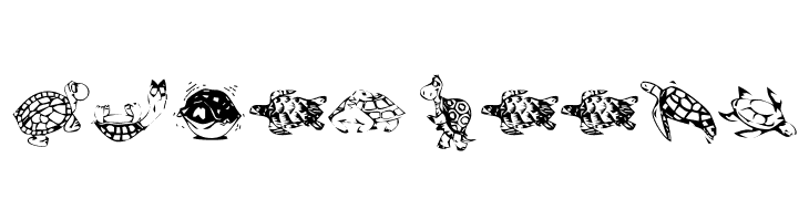 KR Turtles For Julie  Free Fonts Download