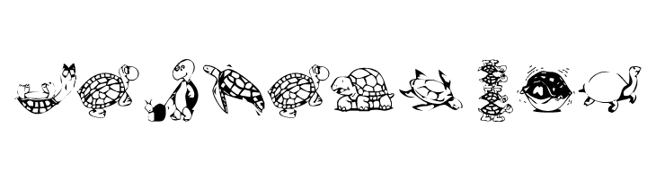 KR Turtles For Julie  Free Fonts Download