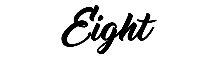 Eight Thinking Of Betty Font