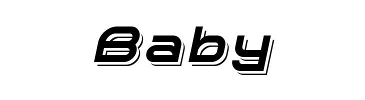 Planetium-X  Shadowed Italic Demo  Free Fonts Download