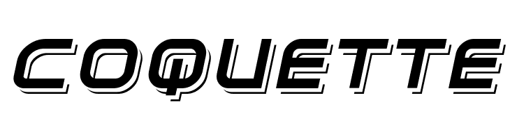 Planetium-X  Shadowed Italic Demo  Free Fonts Download