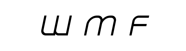 Planetium-X Italic Demo  Free Fonts Download