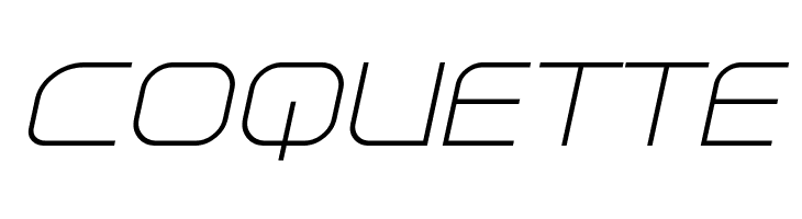 Planetium-X Light Italic Demo  Free Fonts Download