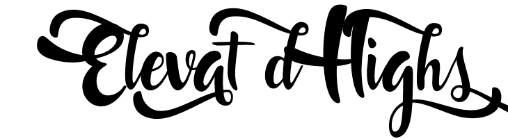 Elevat%2BdHighs Lost in Wild Regular Font