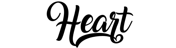 Heart Amarillo Font