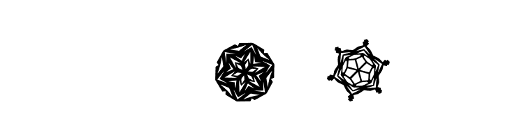 Paper Snowflakes  Free Fonts Download