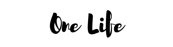 One%2BLife Brusher Font