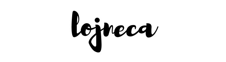 lojneca Brusher Font