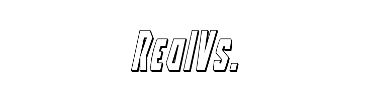 Battleworld 3D Italic  Free Fonts Download