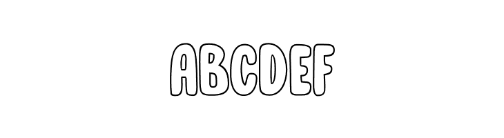 DK Cool Daddy Outline Regular  Free Fonts Download