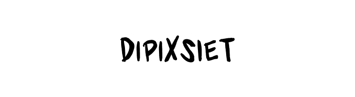 DIPIXSIET Zerocalcare Blockletter Font