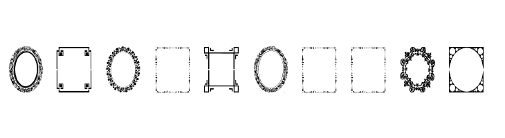 Vintage Frames 6  Free Fonts Download