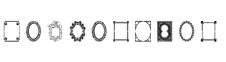Vintage Frames 6  Free Fonts Download