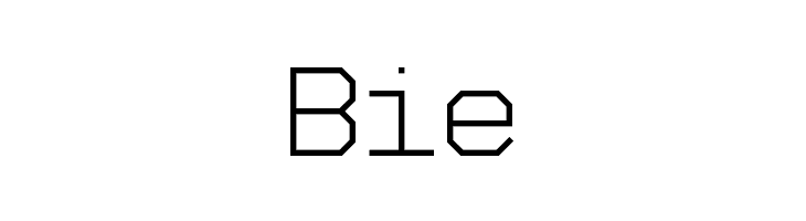Big Pixel Light Demo  Free Fonts Download