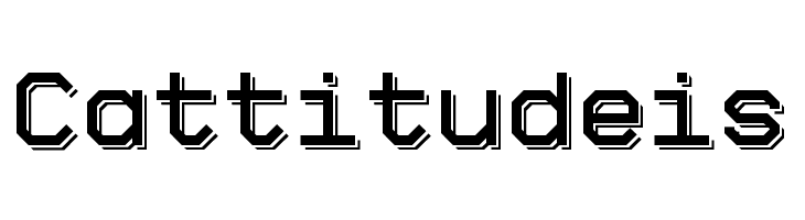 Big Pixel Shadowed Demo  Free Fonts Download