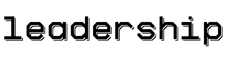 Big Pixel Shadowed Demo  Free Fonts Download