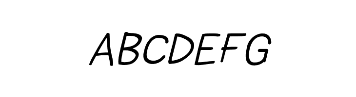 Comica Regular Italic  Free Fonts Download