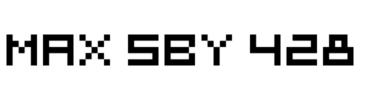 B1 5x5 Regular  Free Fonts Download