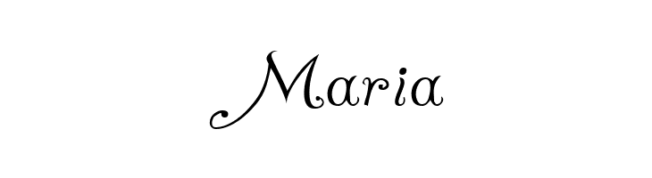 Maria A Yummy Apology Font