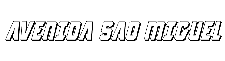 Antilles 3D Italic  Free Fonts Download