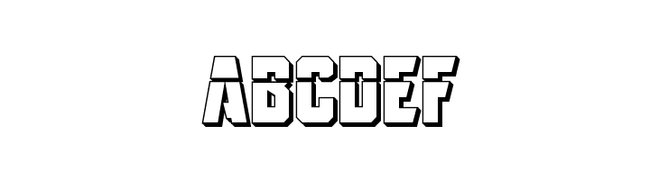 Antilles Laser 3D  Free Fonts Download